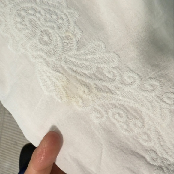 Spell White Embroidered Lace Mini Dress Medium - Picture 16 of 16